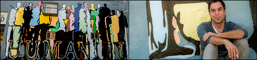 انجام طرح اولین نقاشی دیواری ایرانی بنیاد فرهنگ برای زیبا سازی شهر لس آنجلس